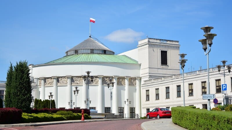 Członkowie Koła Naukowego BN w Sejmie RP